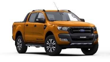 Ford Ranger Wild Trak in Pride Orange